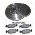 Nissan Almera N15 AB BJ 07.1997 - 2 Bremsscheiben + 4...