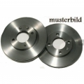 CITROEN C1 Bremsscheibe set Einbauort Vorderachse