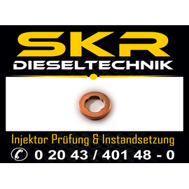 Neue Diesel Common Rail Injektor Düse Kupfer Washer Dichtung Pad